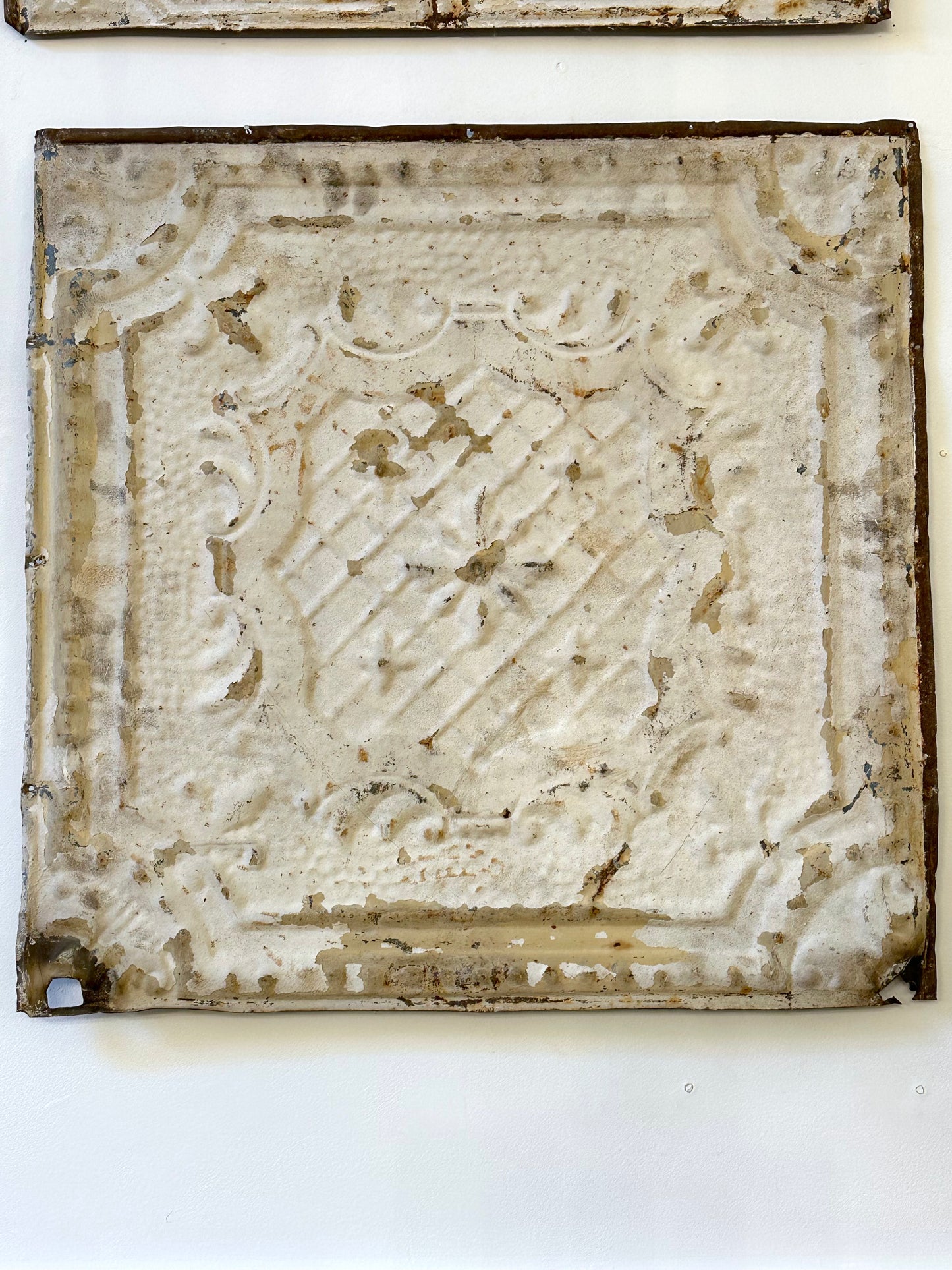 Vintage European Tin Ceiling Panels