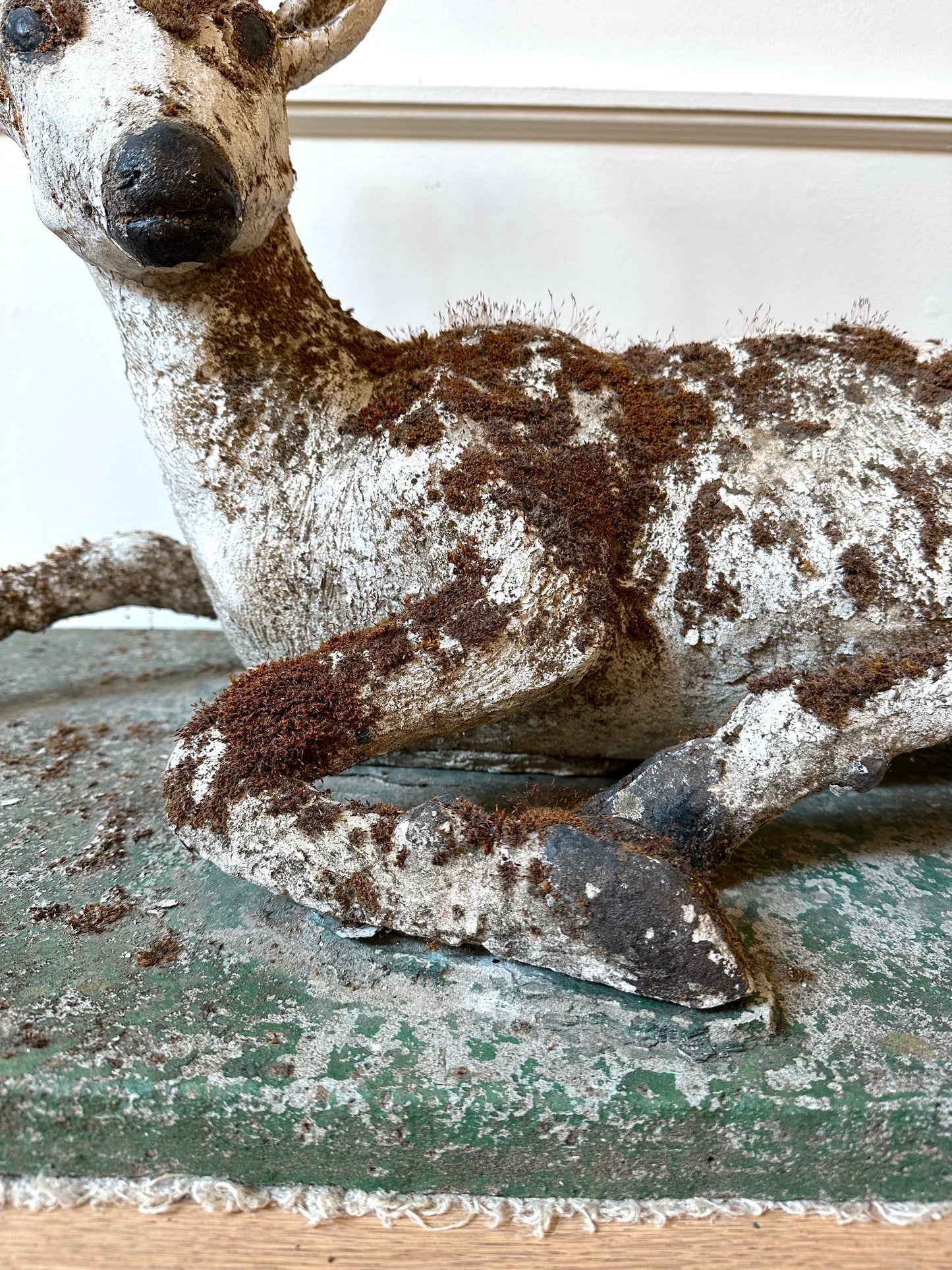 Antique French Deer Garden Statue