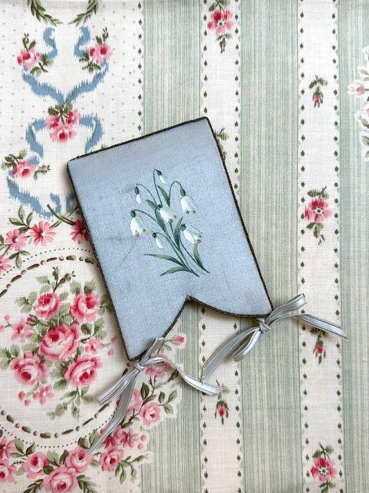 Antique French Snow Drops Needle Case