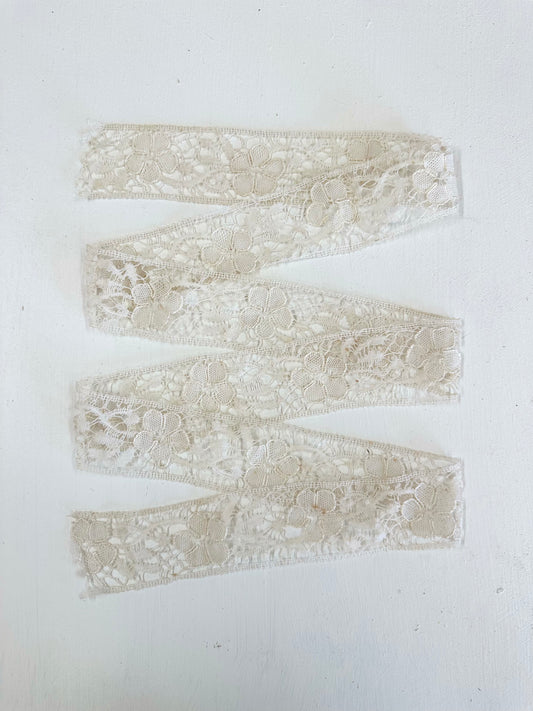 Antique French Floral Lace