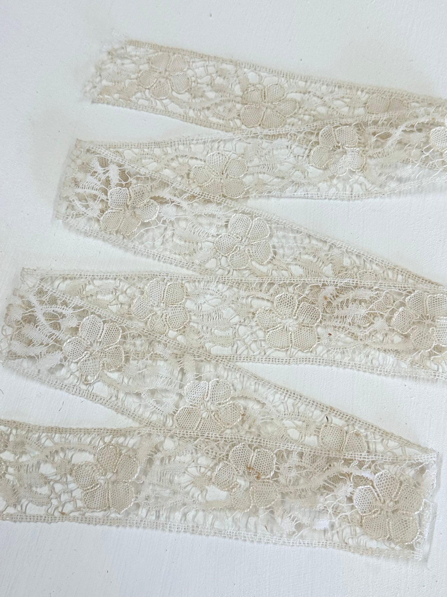 Antique French Floral Lace