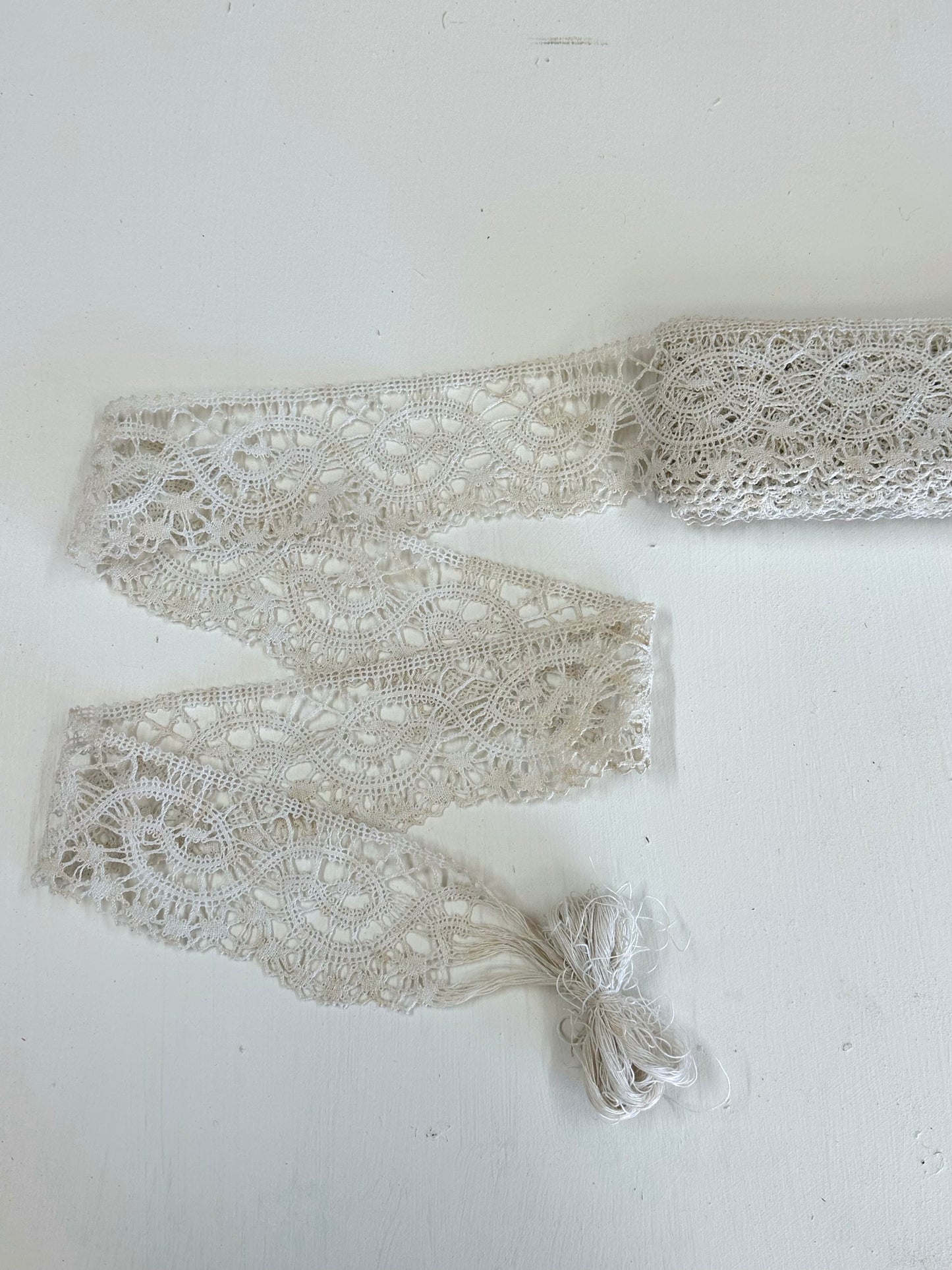 Antique Belgian Cluny Lace Edging