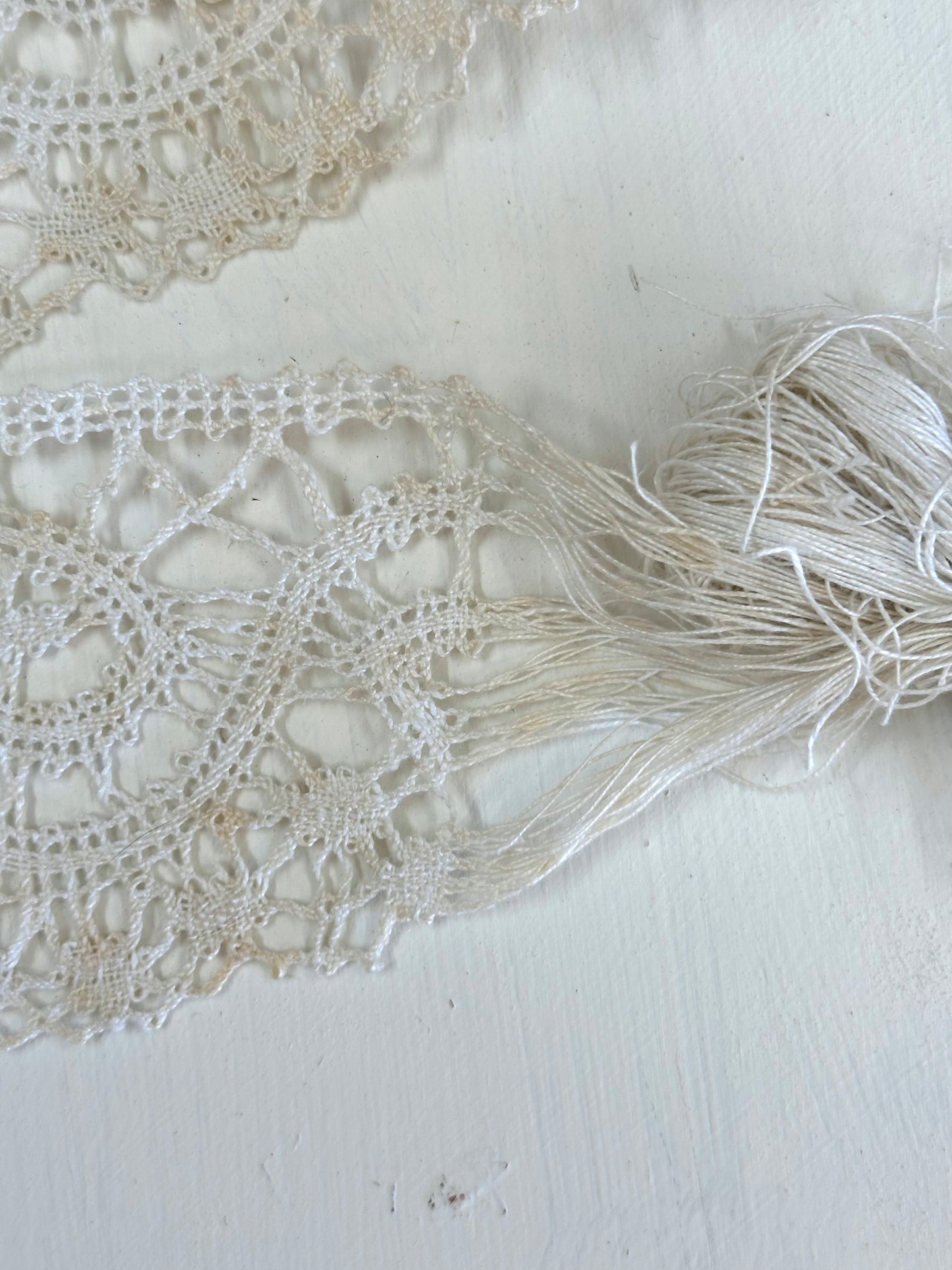 Antique Belgian Cluny Lace Edging