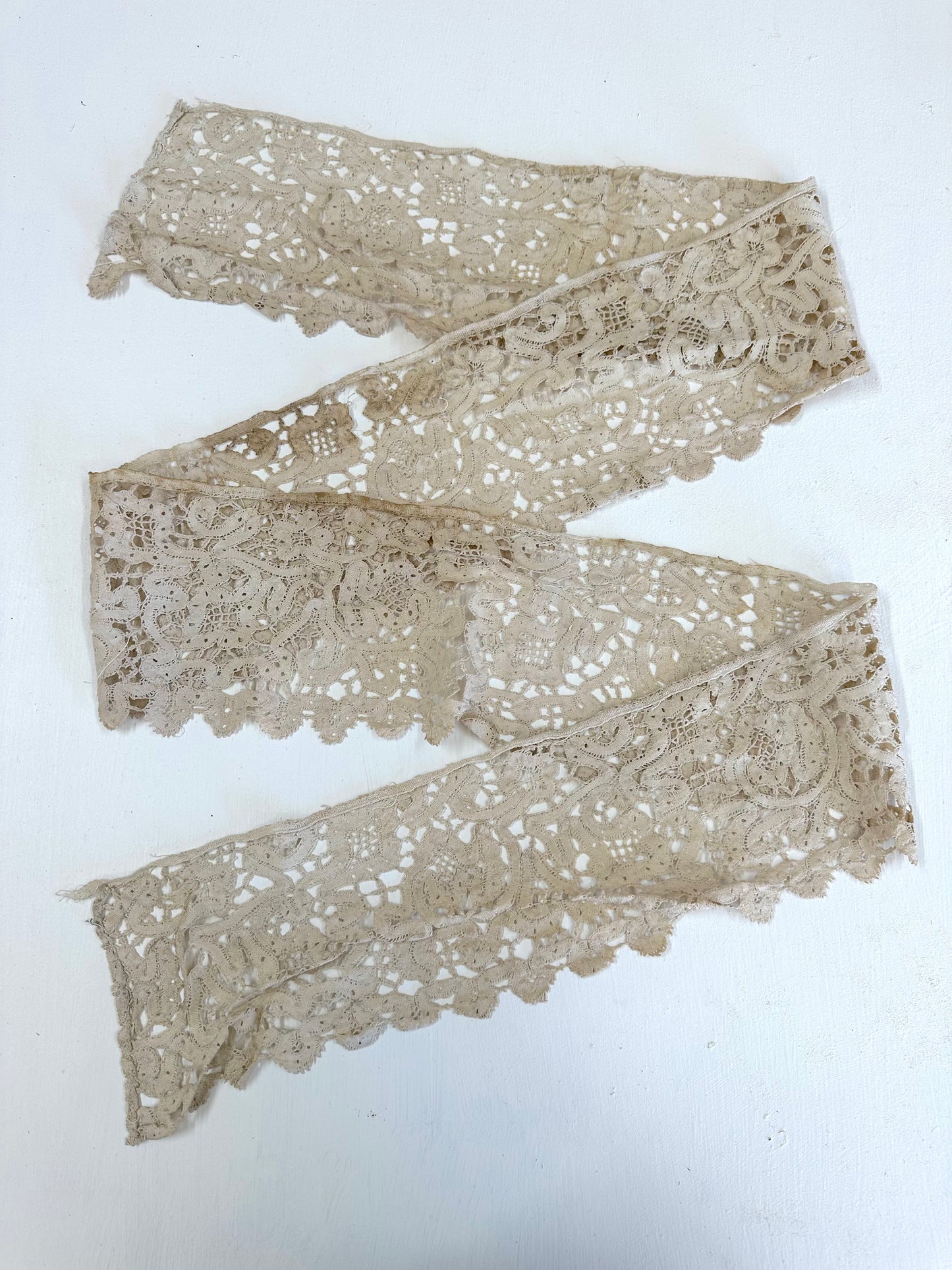 Antique French Wide Lace Edging