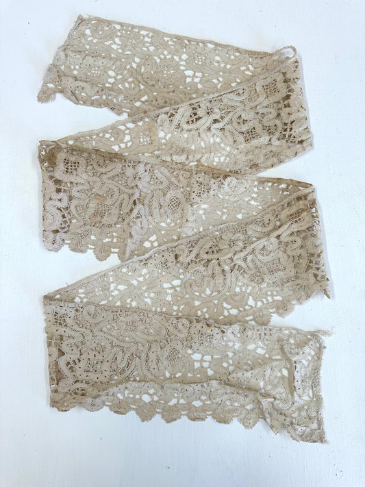 Antique French Wide Lace Edging