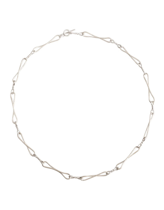 Dorothee Sausset Infinity Silver Chain Necklace