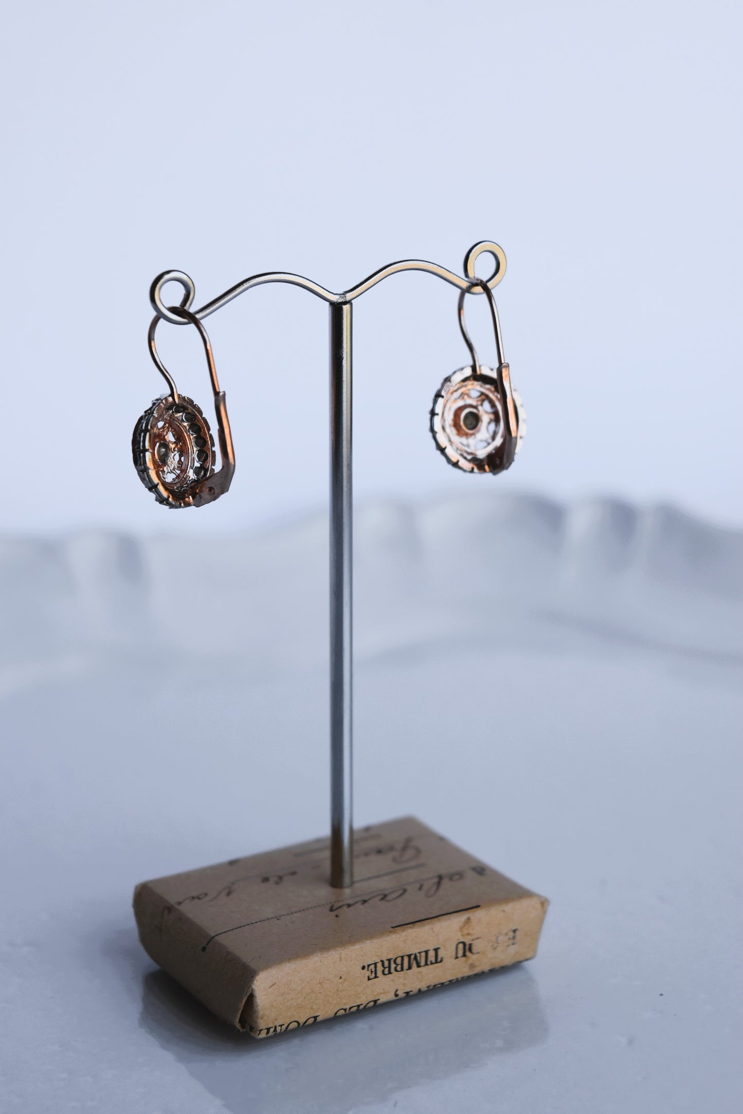 Italian Crystal Surround Drop Earrings