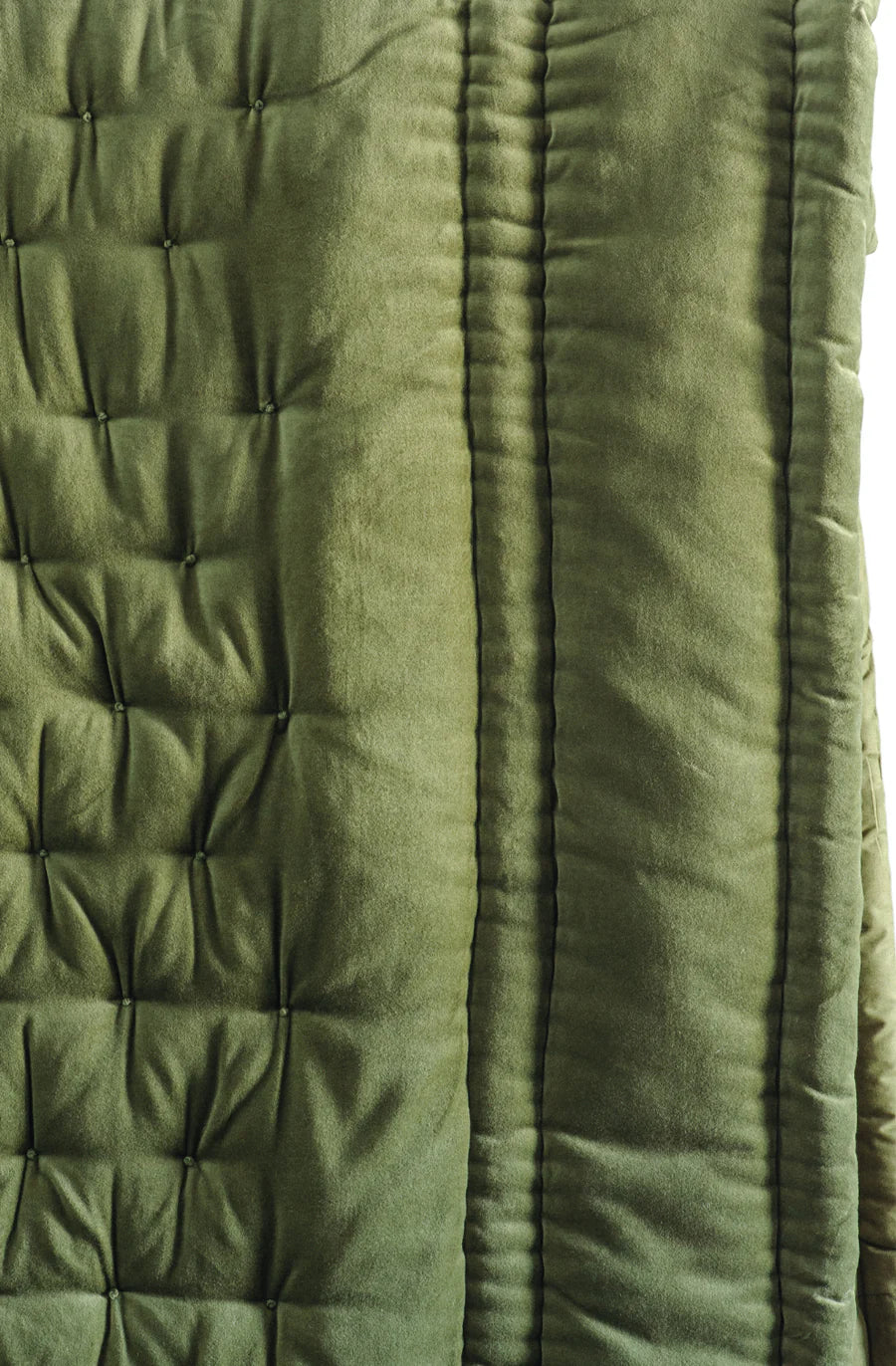 Bianca Lorenne 'Mica Verde' Velvet Comforter