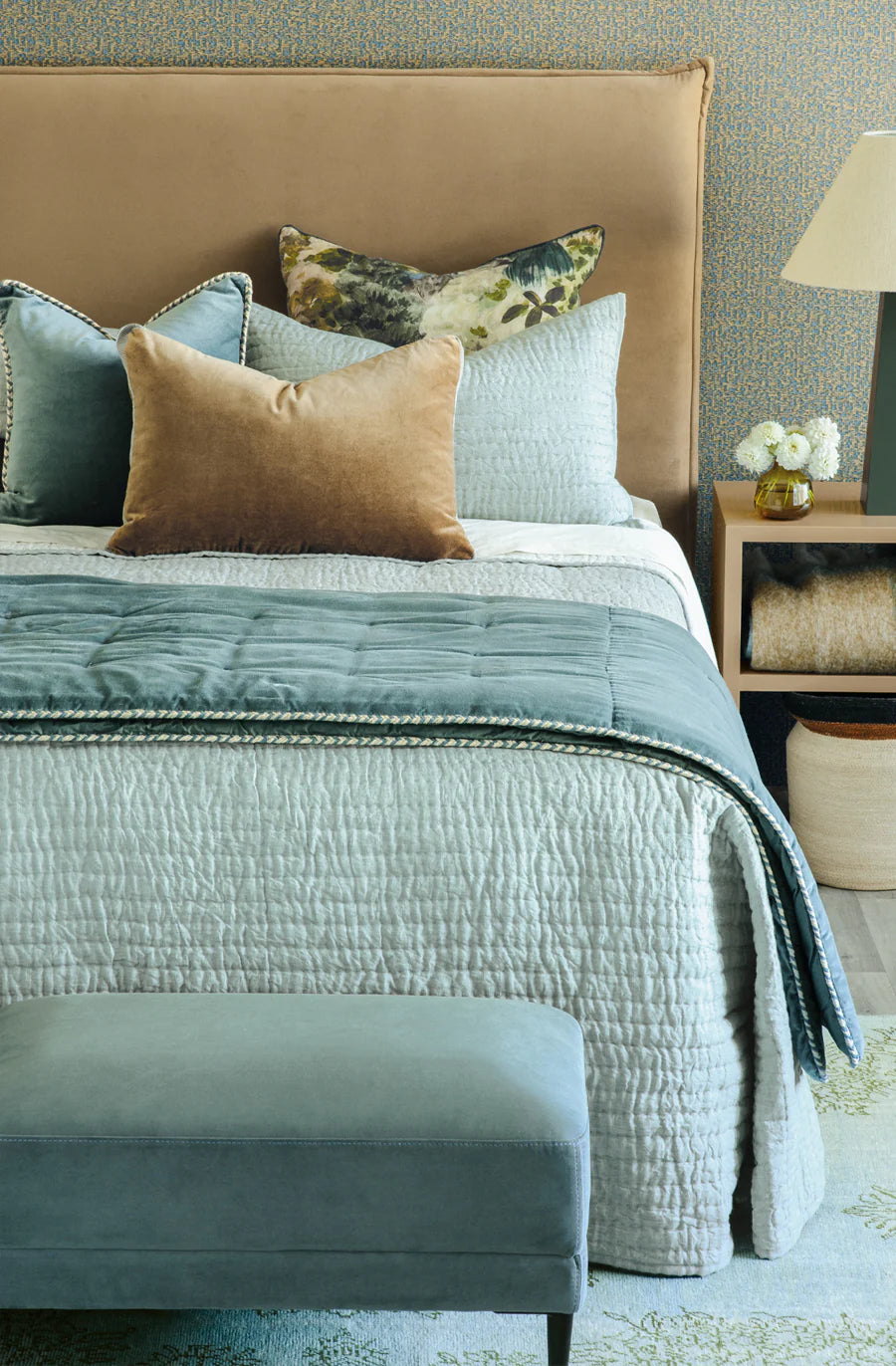 Bianca Lorenne 'Treccia Tarn' Velvet Cushion