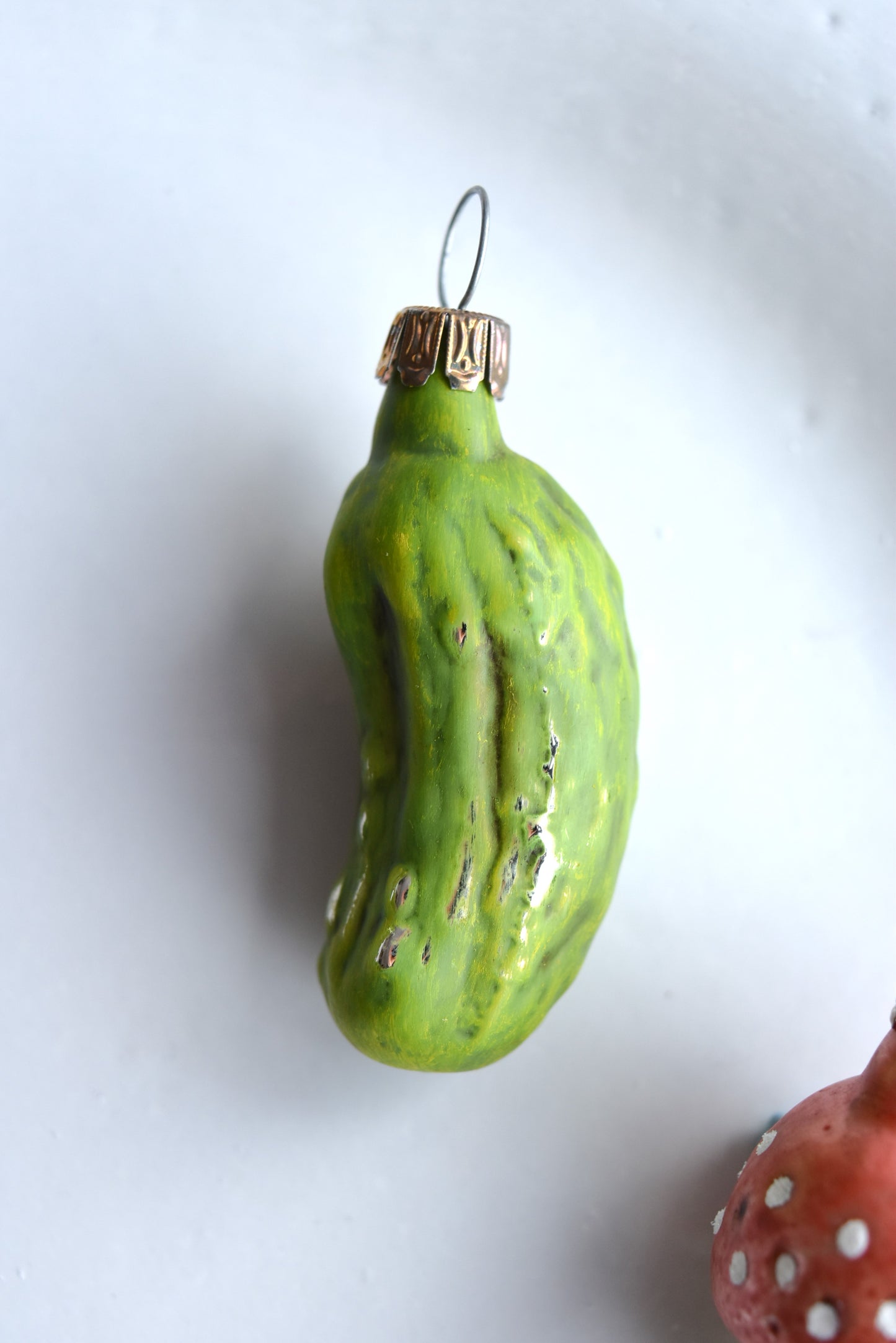 Mushroom & Pickle - Nostalgic German Christmas Ornaments - Set XIII