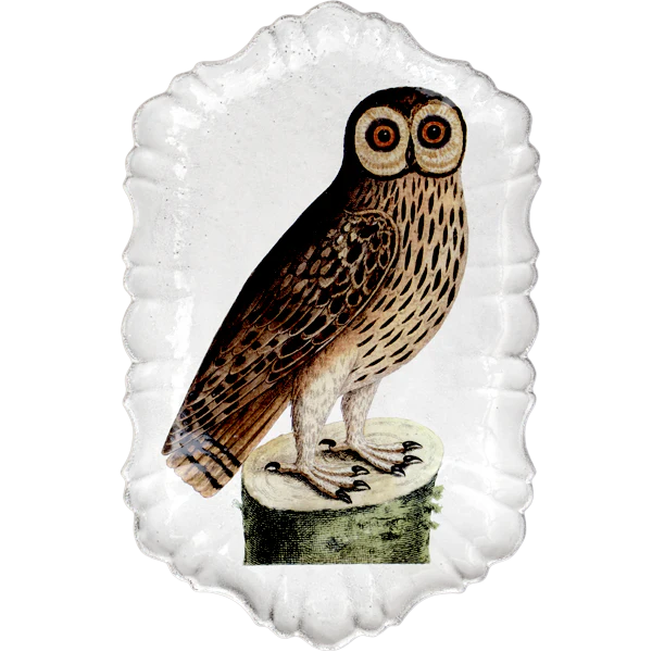Astier de Villatte John Derian Owl Platter