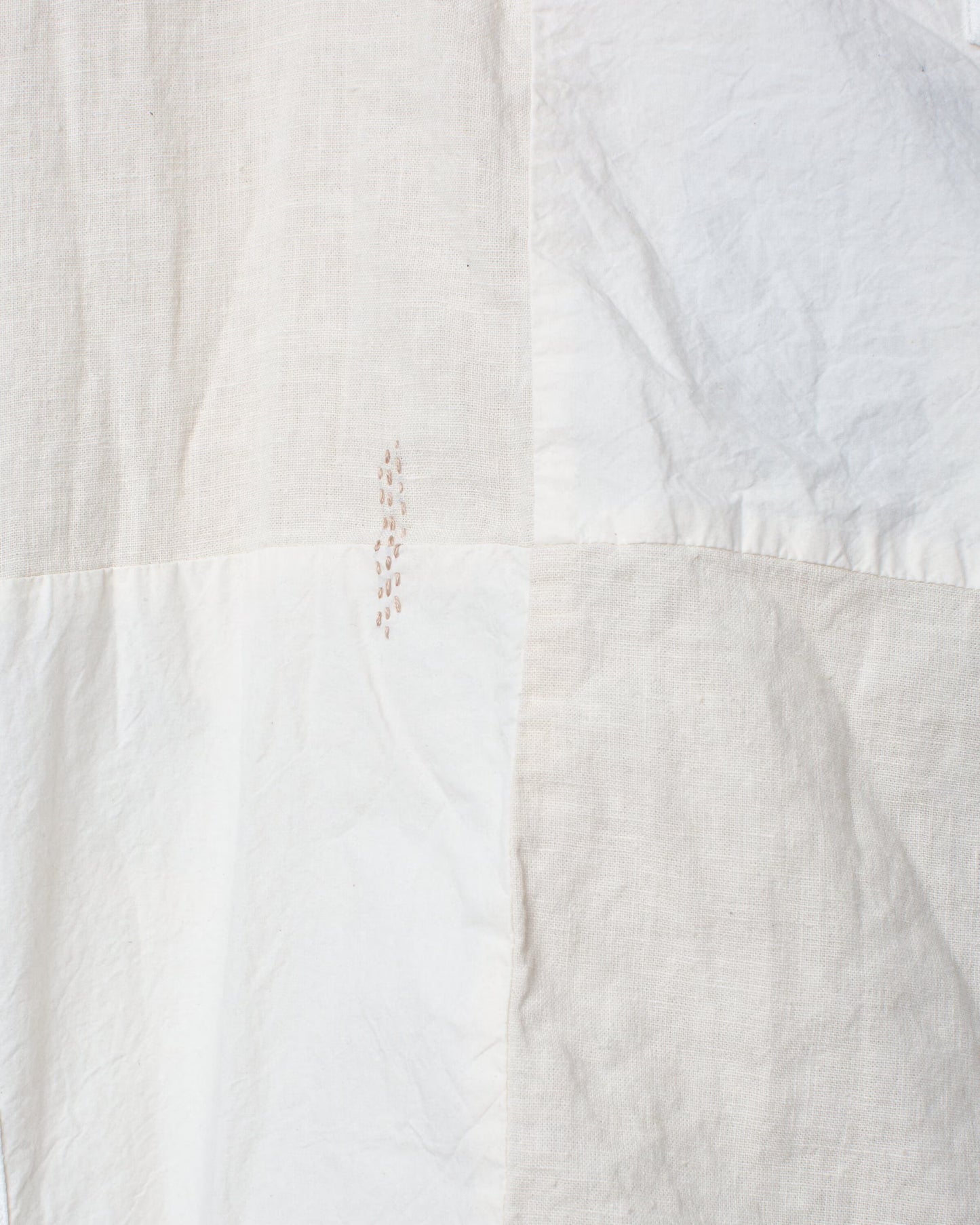Ewa i Walla 'Dorit' Embroidered Patch Skirt In Cream