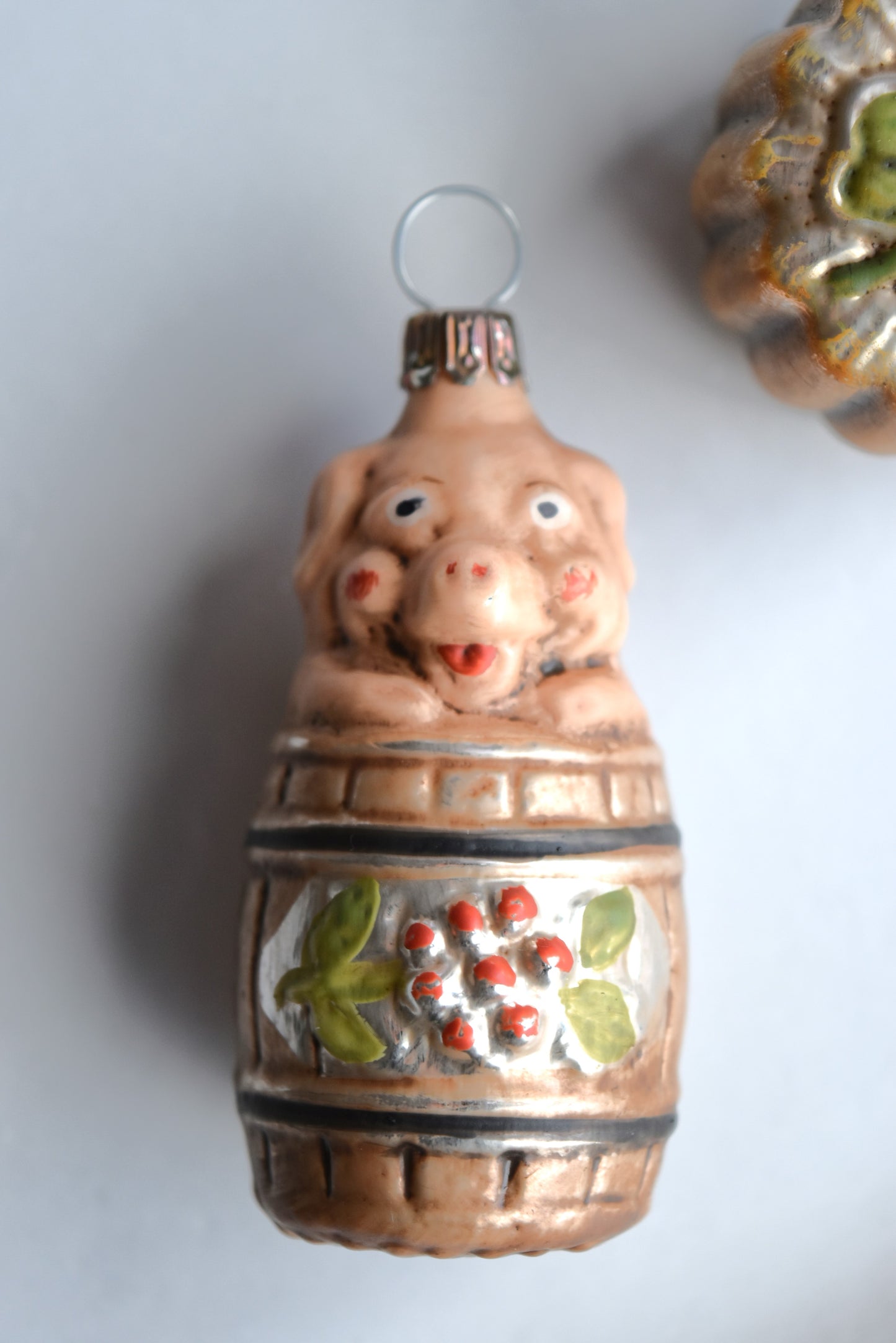 Pig & Lucky Clover - Nostalgic German Christmas Ornaments - Set X