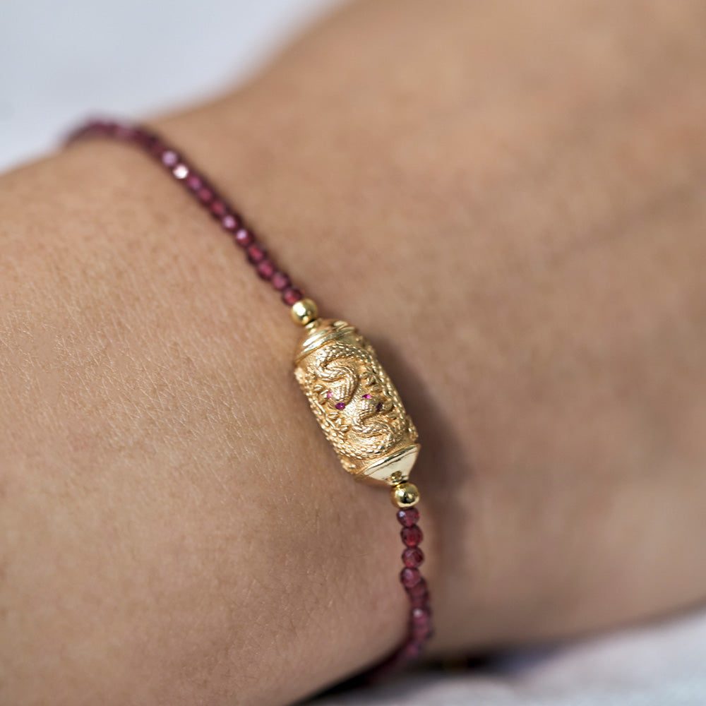 Fine French Stones Bracelet - 'Rakhi Shakti'