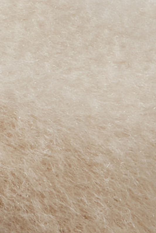 Mantas Ezcaray Almond Mohair Blanket