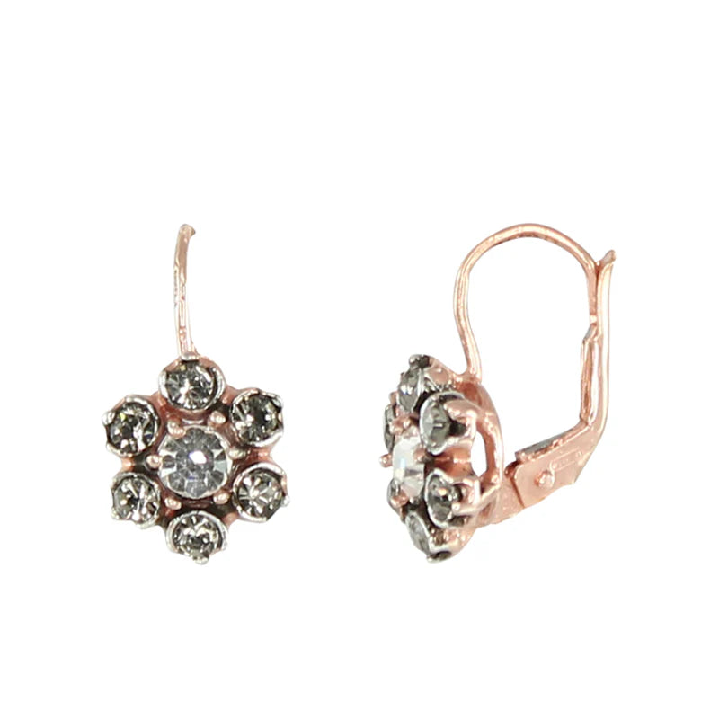 Italian Crystal Daisy Earrings