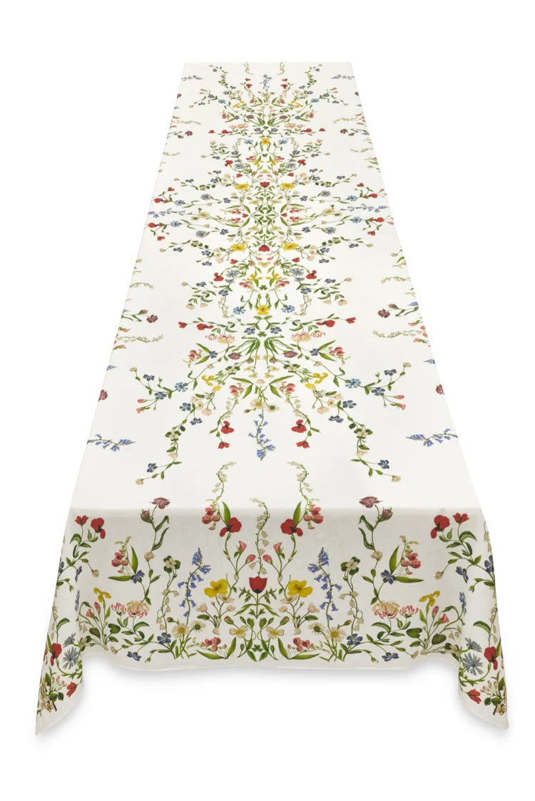 Summerill & Bishop x John Derian 'Botanical Wildflower' Linen Tablecloth