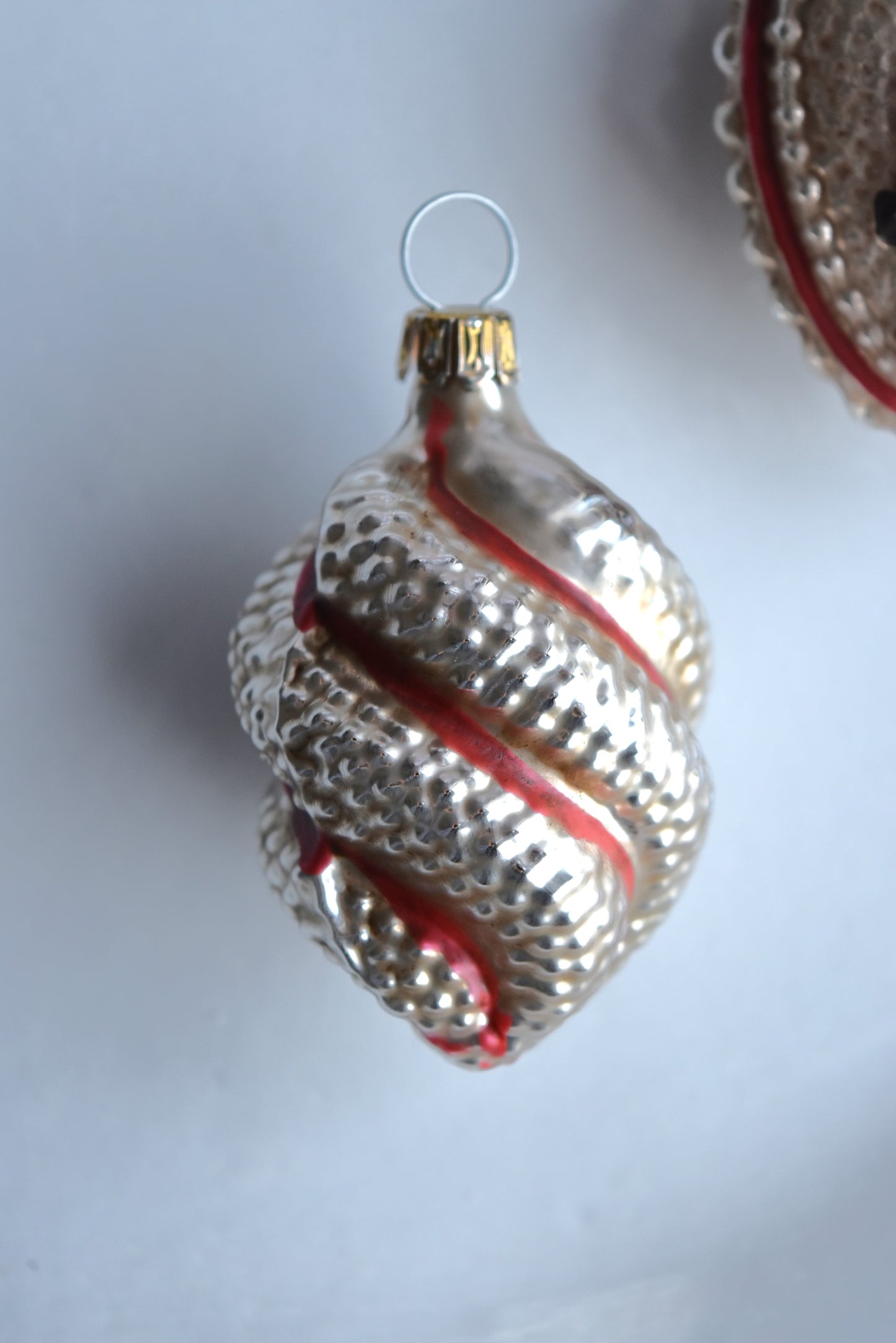 Santa & Swirl - Nostalgic German Christmas Ornaments - Set XII