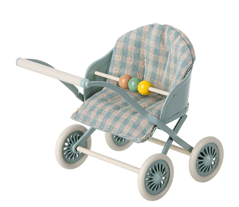 Maileg Stroller Baby - Mint