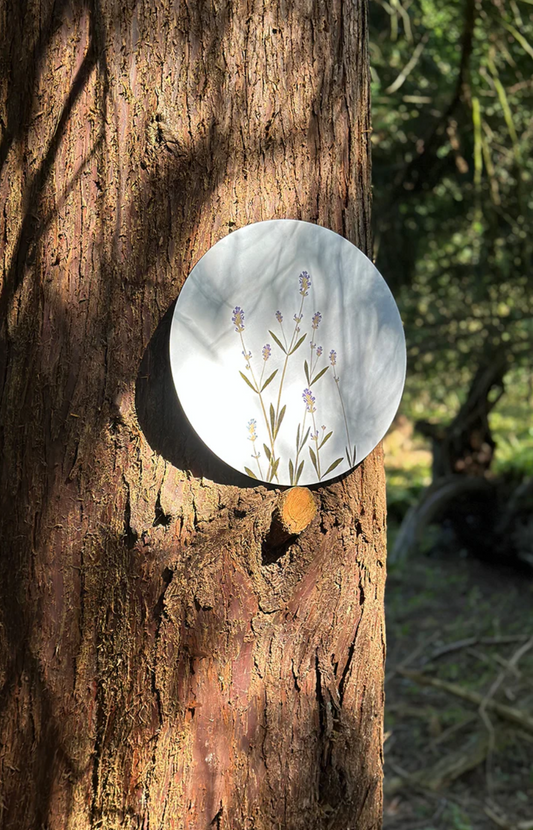 Summerill & Bishop 'Lavendar' Round Cork-Backed Placemat