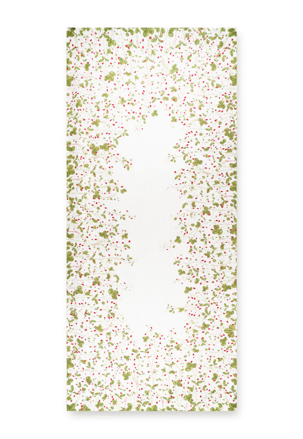 Summerill & Bishop 'Fraises des Bois' Strawberry Linen Tablecloth