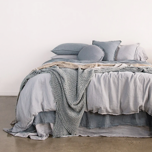Hale Mercantile 'Flocca' Linen Duvet Cover