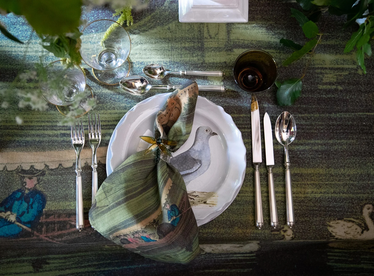 Summerill & Bishop x John Derian 'Central Park' Linen Napkin