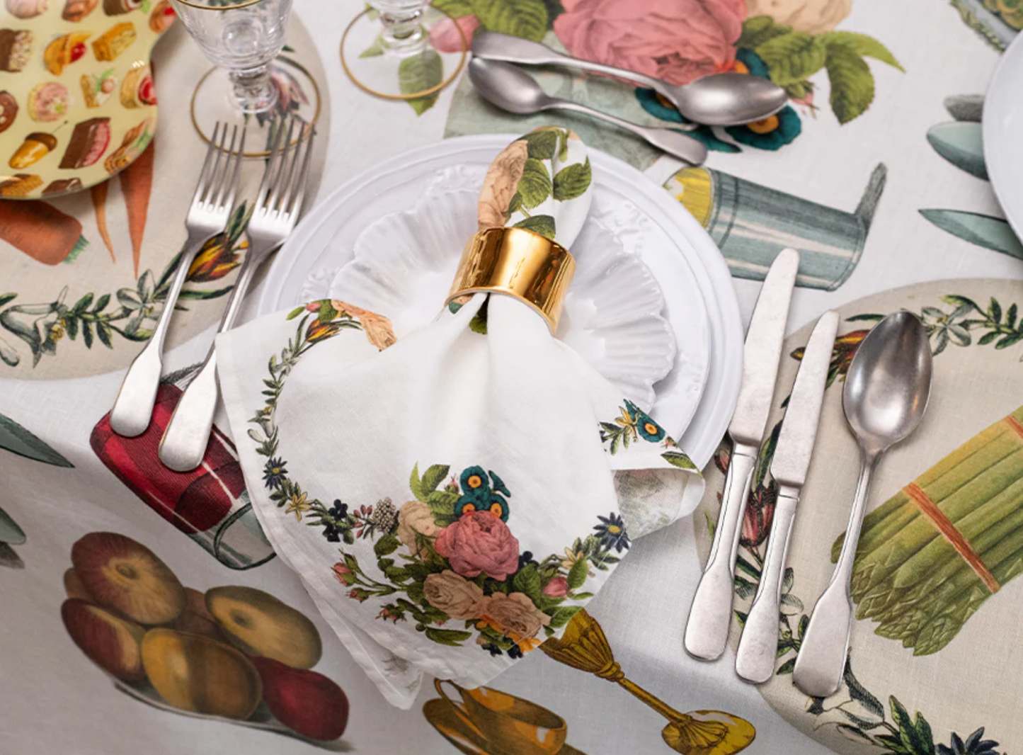 Summerill & Bishop x John Derian 'Feast' Linen Napkins