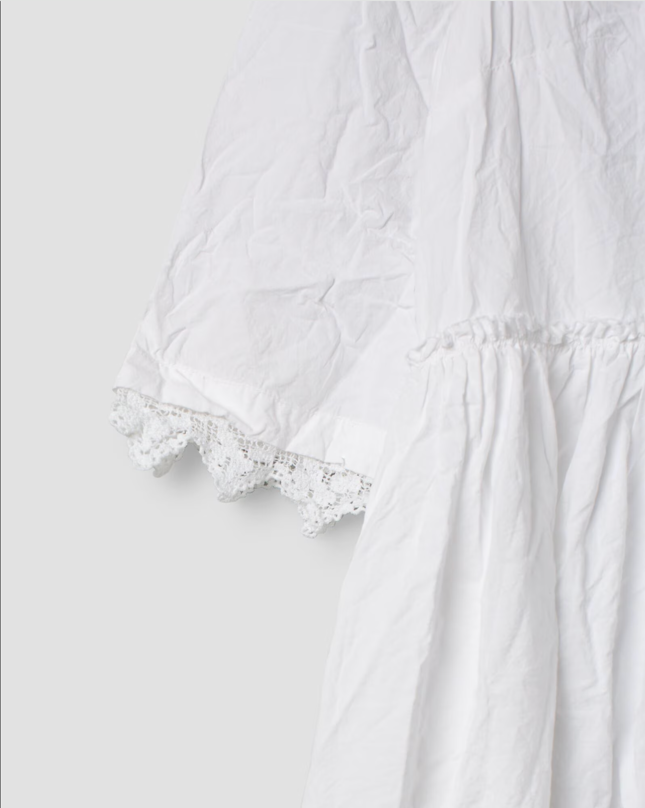 Ewa i Walla 'Mylina' Dress With Lace And Embroidered Details In White