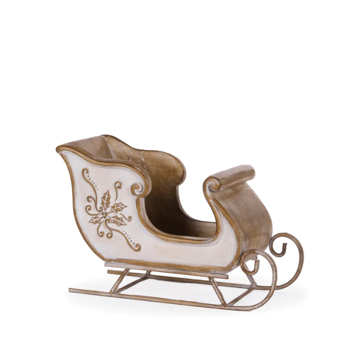 Rustic Gold & Cream Sleigh