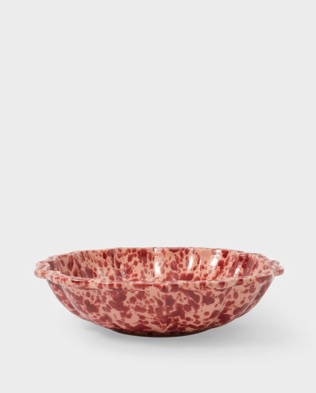 Cabana - Speckled Serving Bowl - Pink