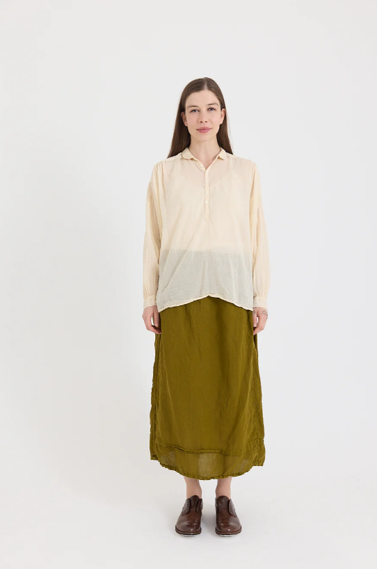 Metta Hill Shirt - Cotton Voile - Antique