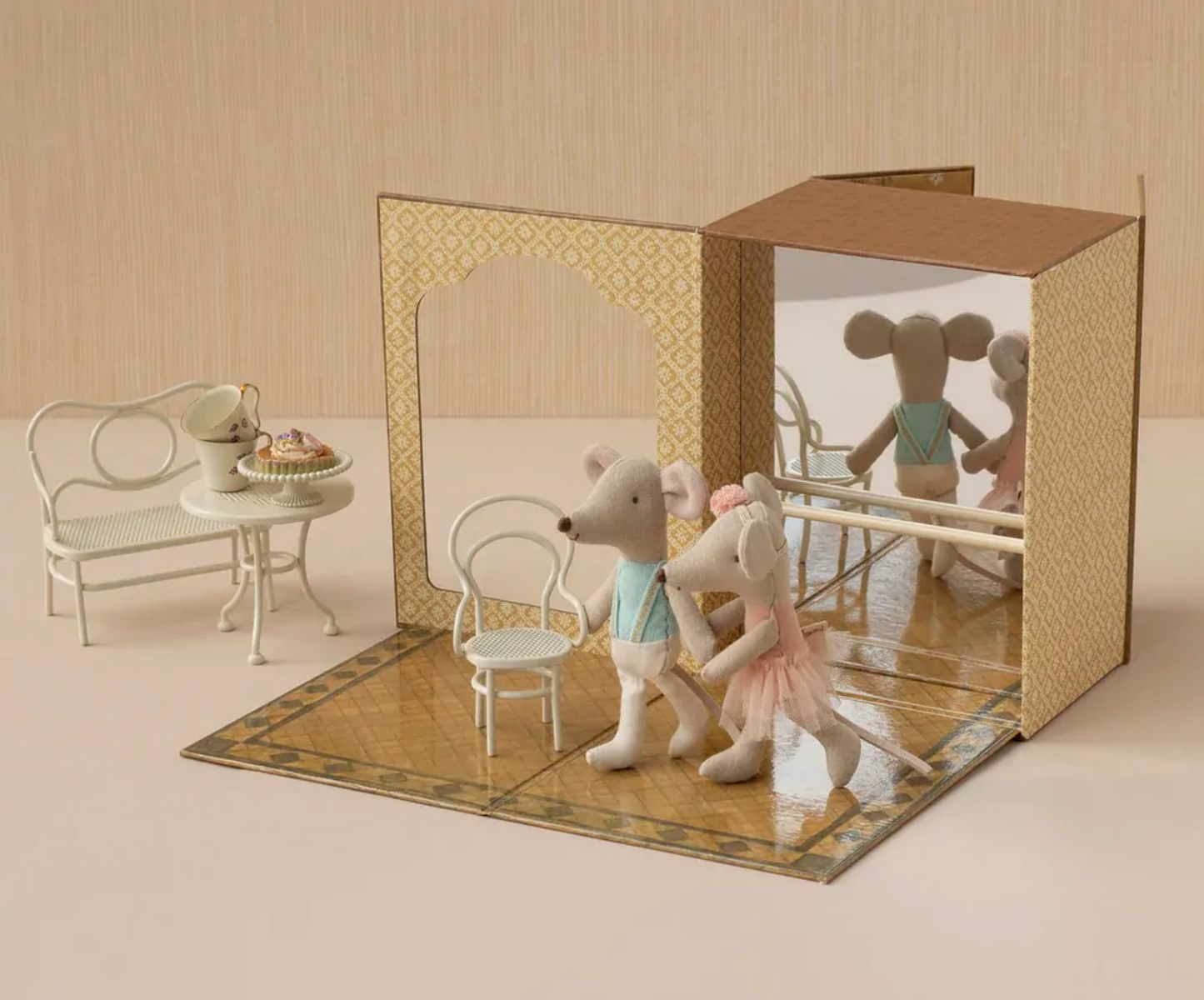 Maileg Ballet Mice Dance Studio - Little Brother & Sister