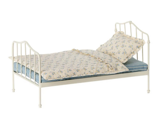 Maileg Miniature Bed Mini Blue