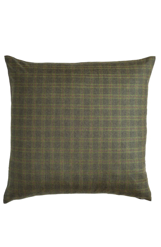 Bianca Lorenne 'Deep Moss Plaid' Cushion PRE ORDER