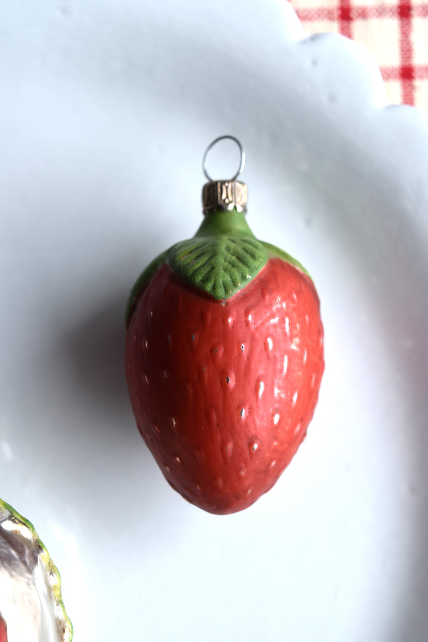 Strawberry Pair - Nostalgic German Christmas Ornaments - Set IV