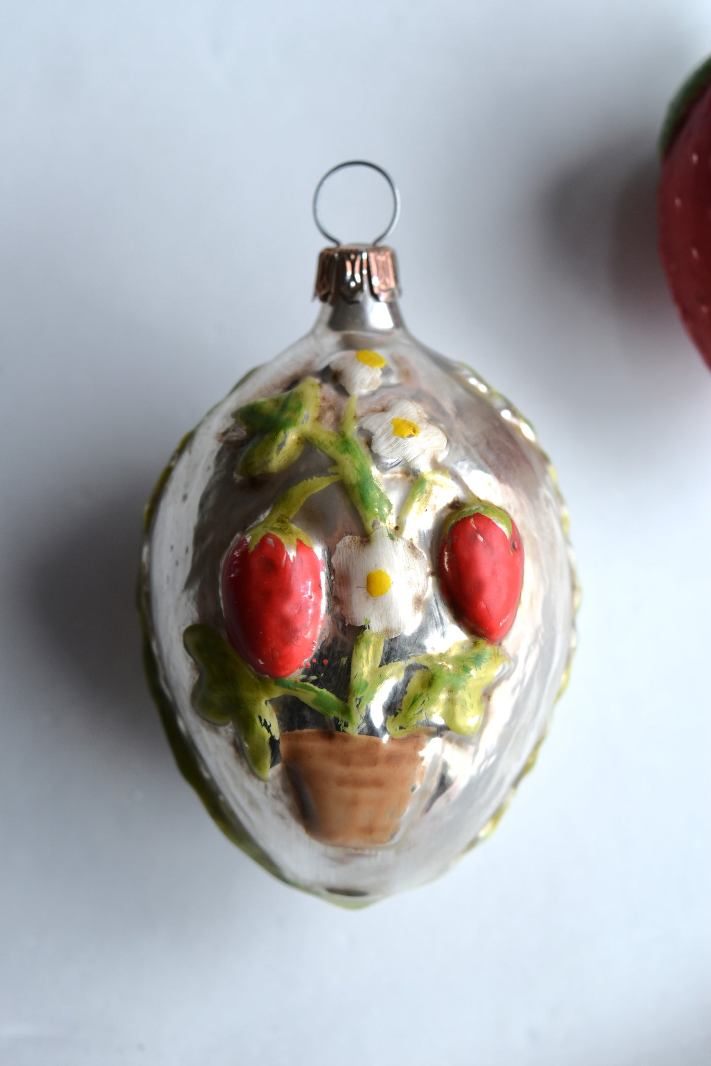 Strawberry Pair - Nostalgic German Christmas Ornaments - Set IV