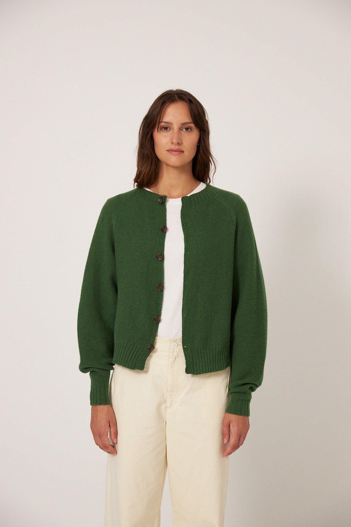 Francie Loft Cardigan Herb