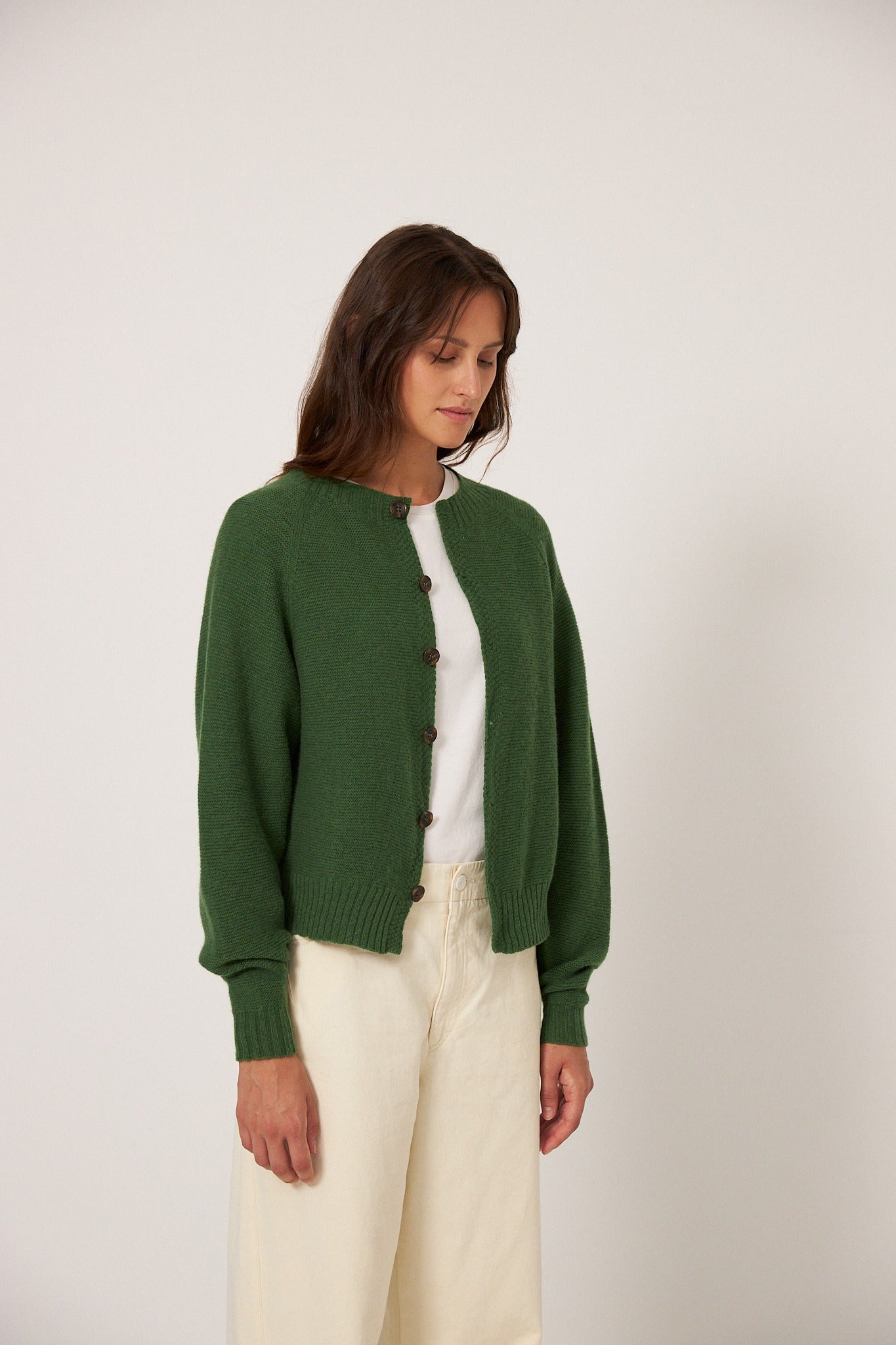Francie Loft Cardigan Herb