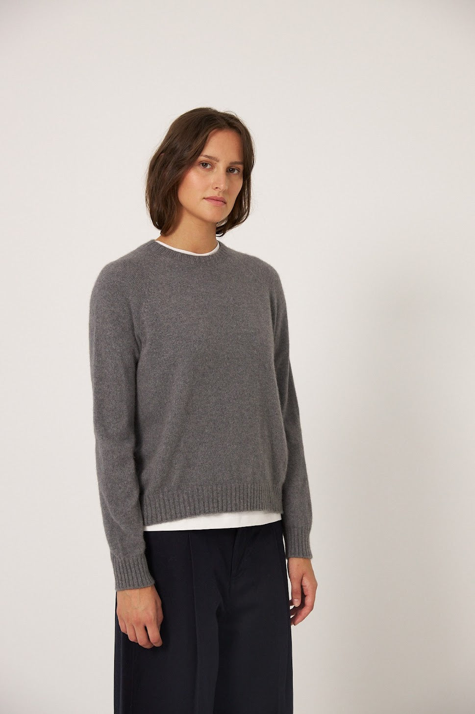Francie Nimbus Raglan Knit Granite