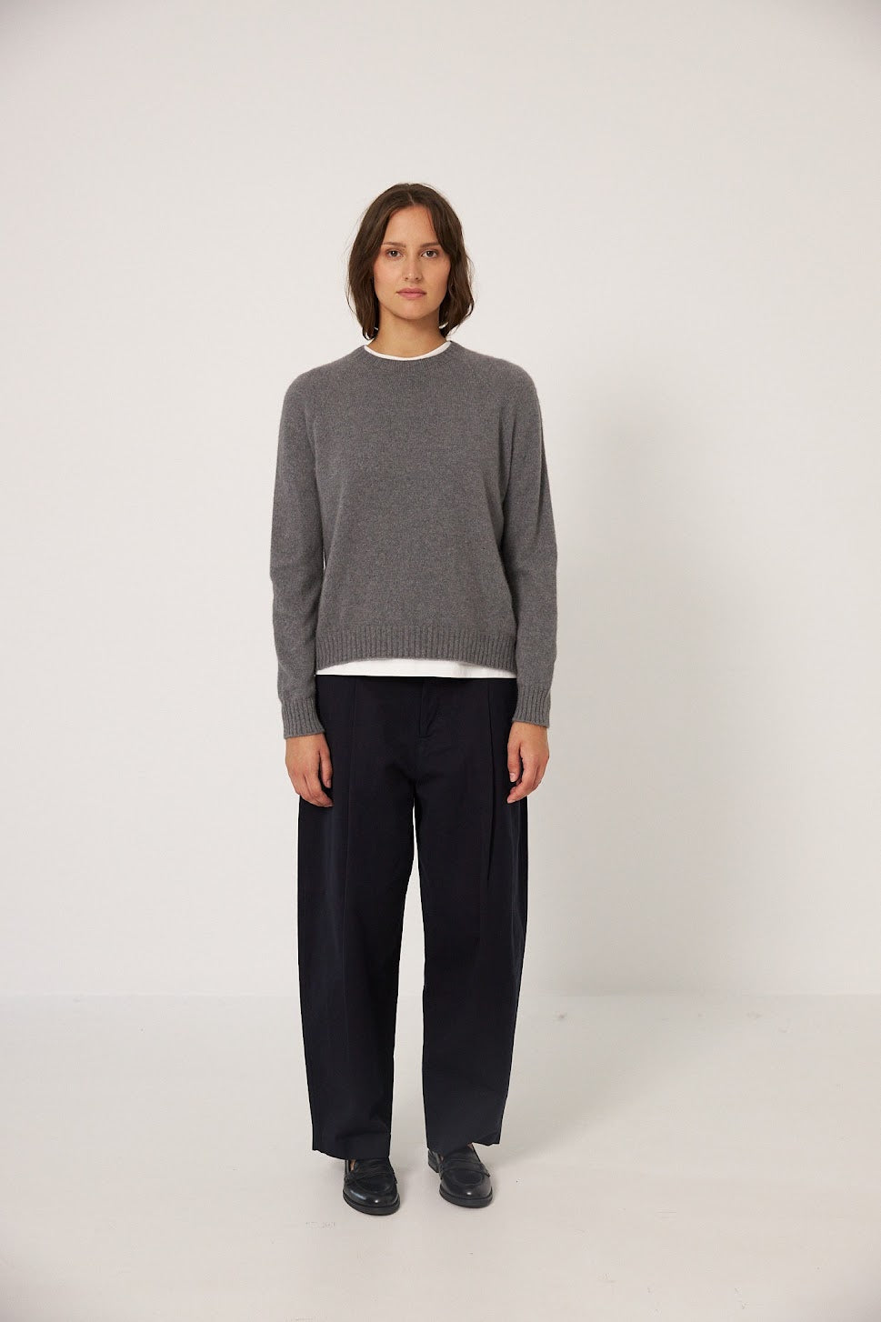 Francie Nimbus Raglan Knit Granite