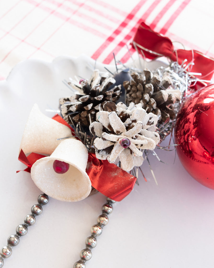 Vintage European Red Glass Ornament