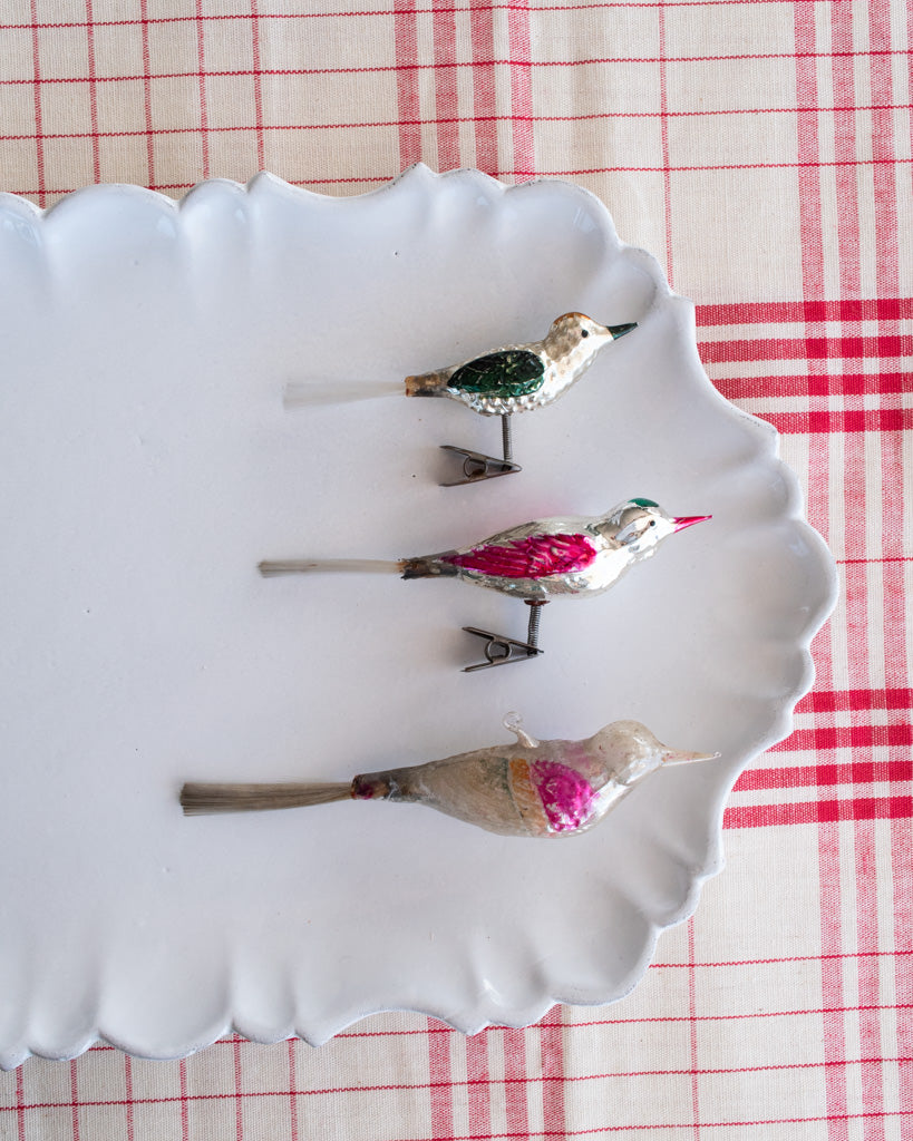 Vintage European Ornaments - Birds