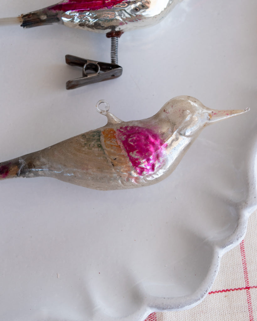Vintage European Ornaments - Birds