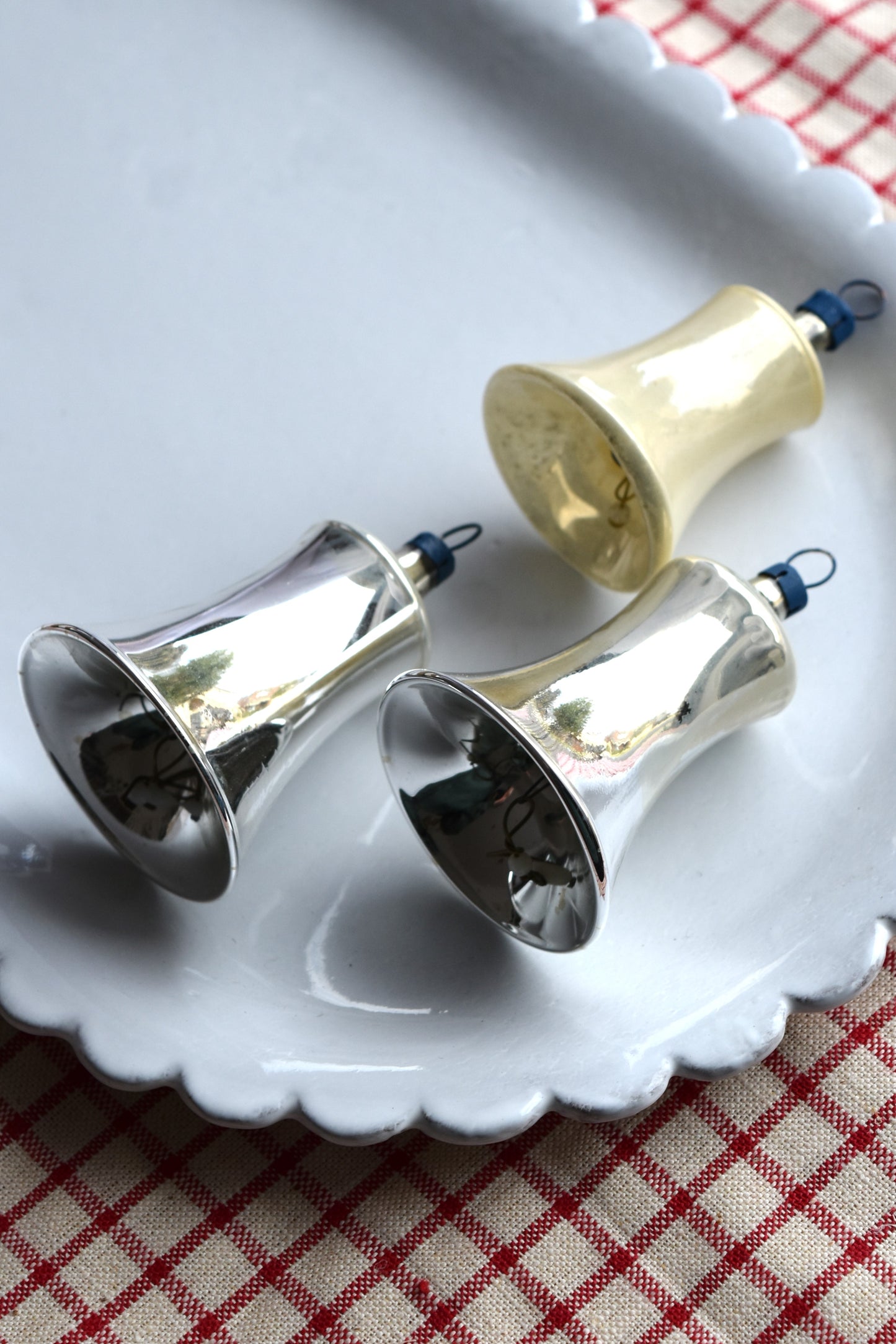 Vintage European Ornament Set - Silver Bells I