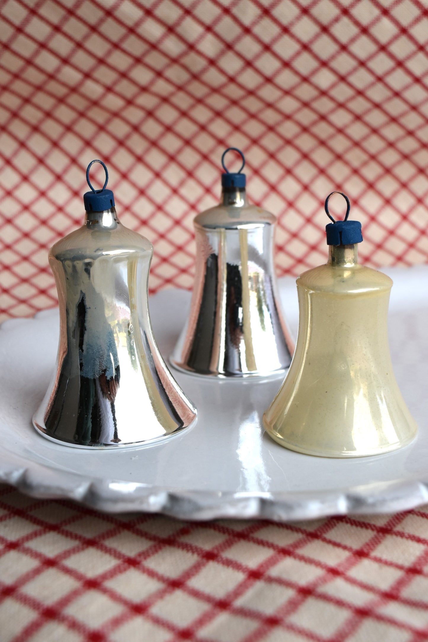 Vintage European Ornament Set - Silver Bells I