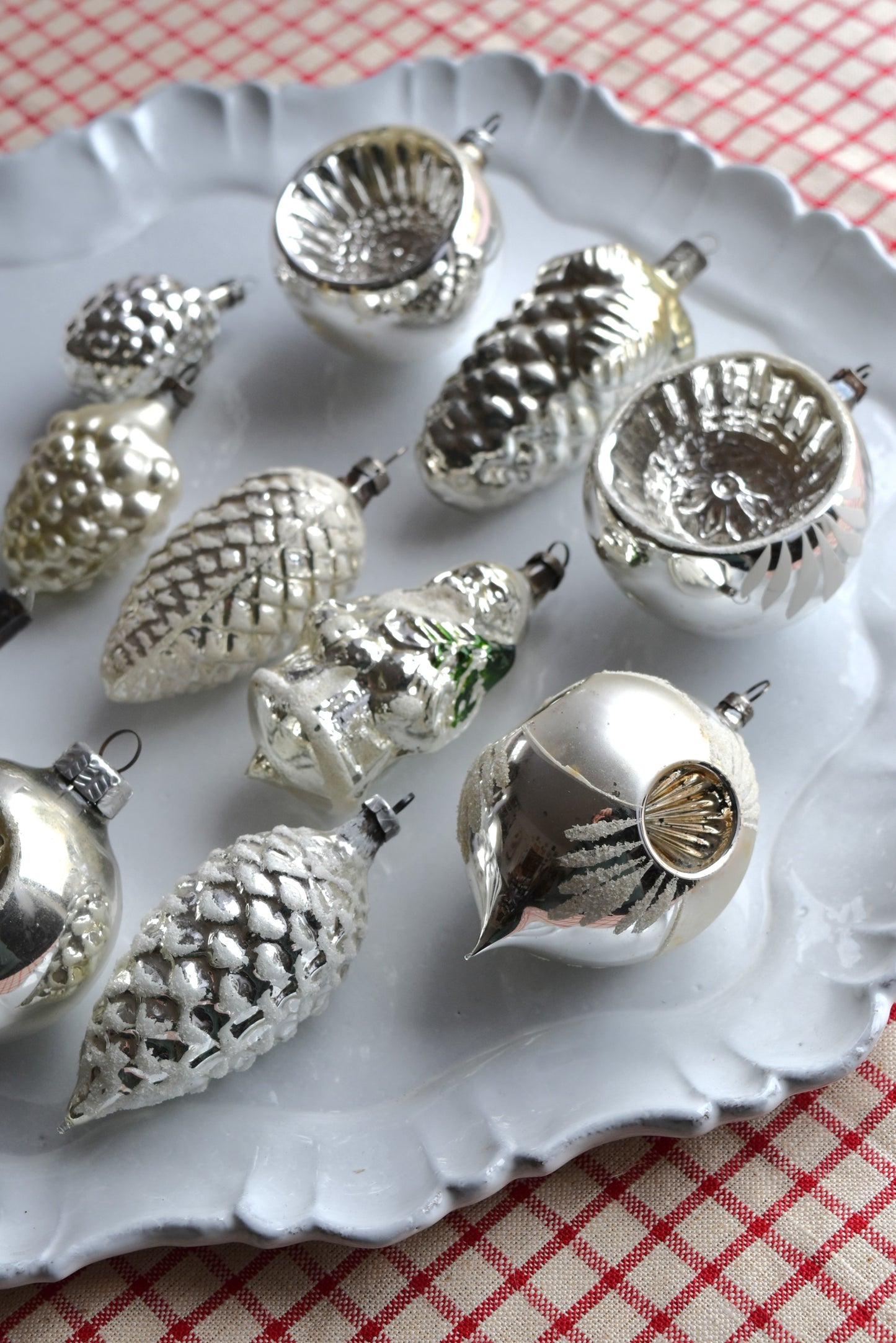 Vintage European Ornament Set - Silver IV
