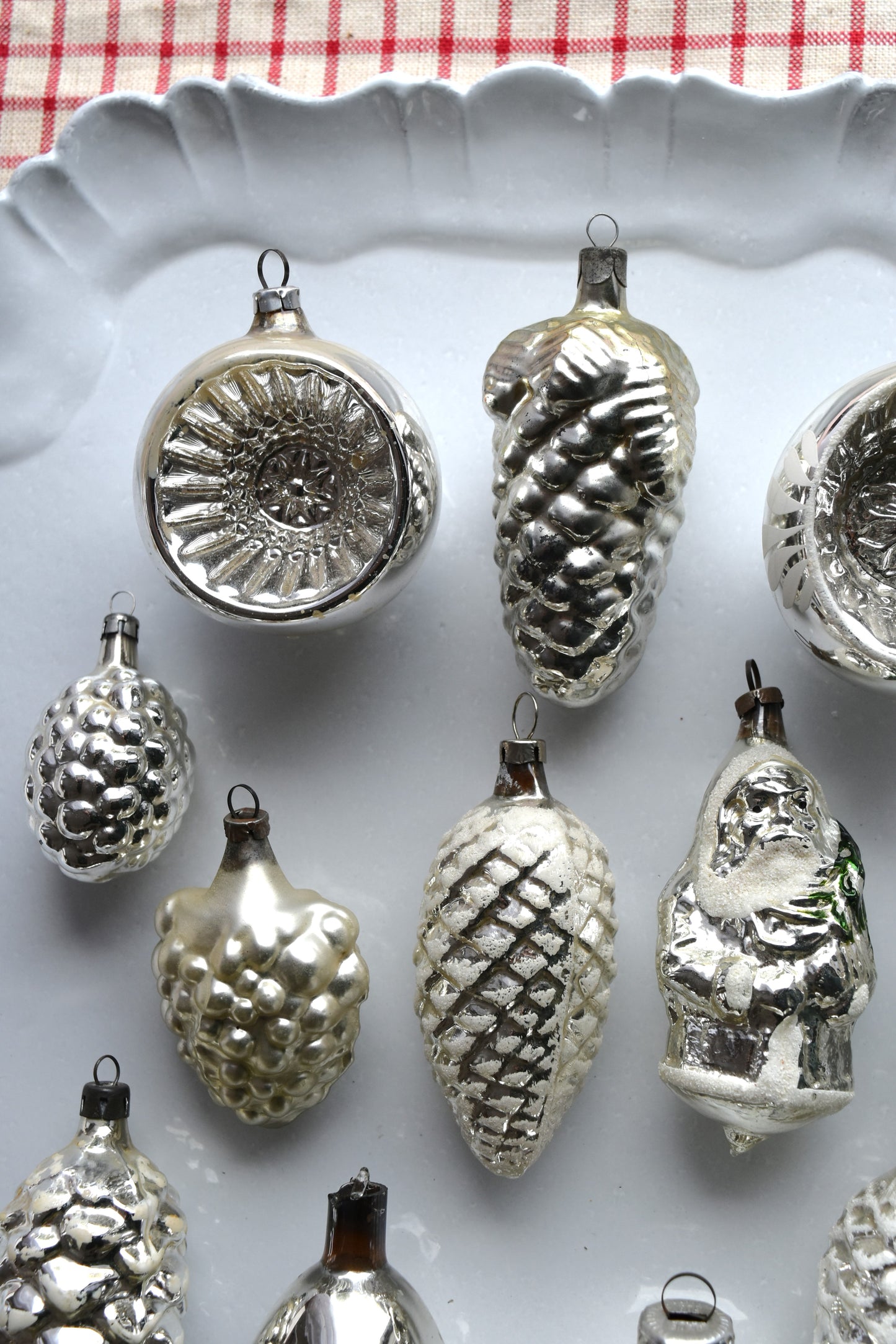 Vintage European Ornament Set - Silver IV