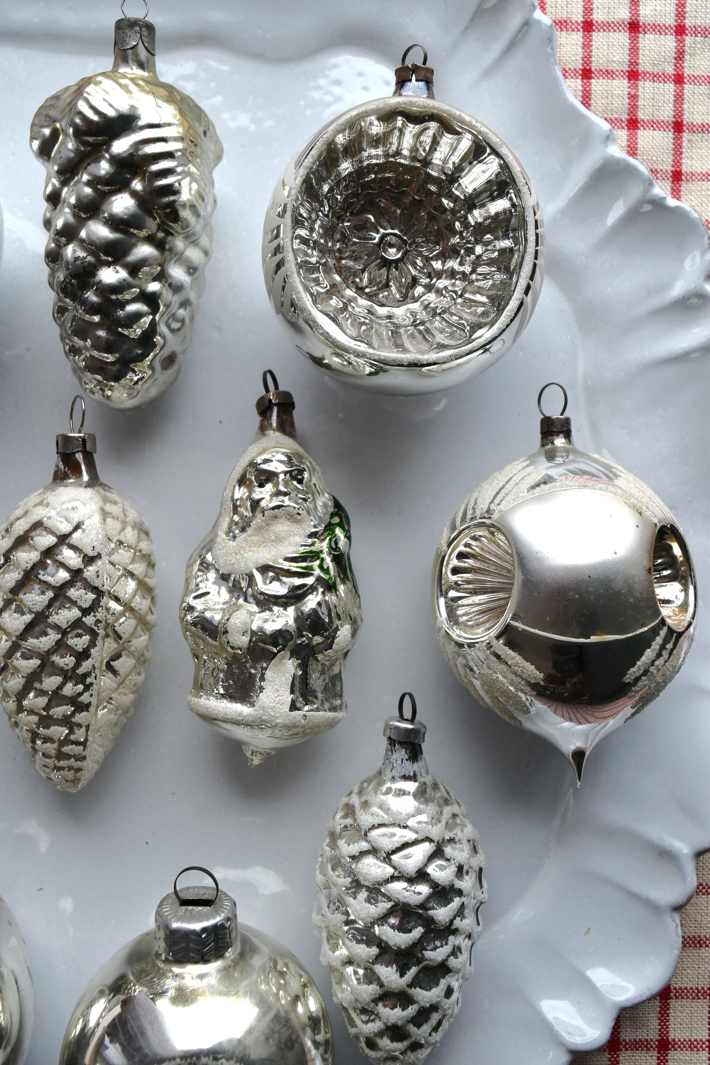 Vintage European Ornament Set - Silver IV