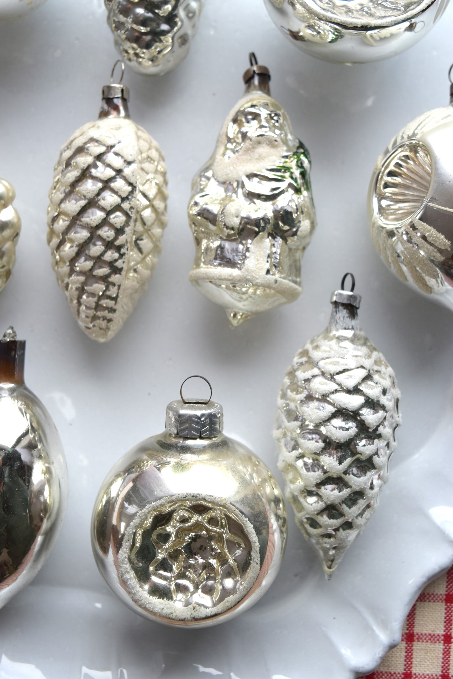 Vintage European Ornament Set - Silver IV